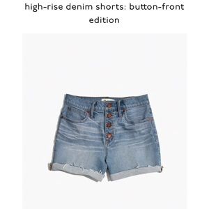 High rise button front edition